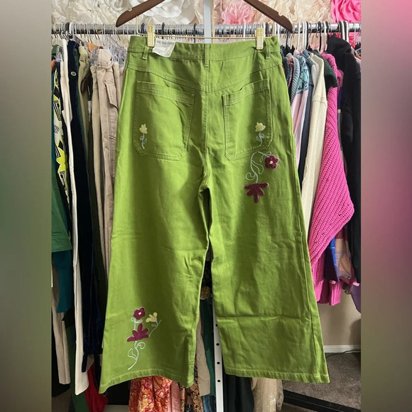 NWT We The Free Summer Bloom Embroidered Jeans, Sz 24 - Picture 6 of 10